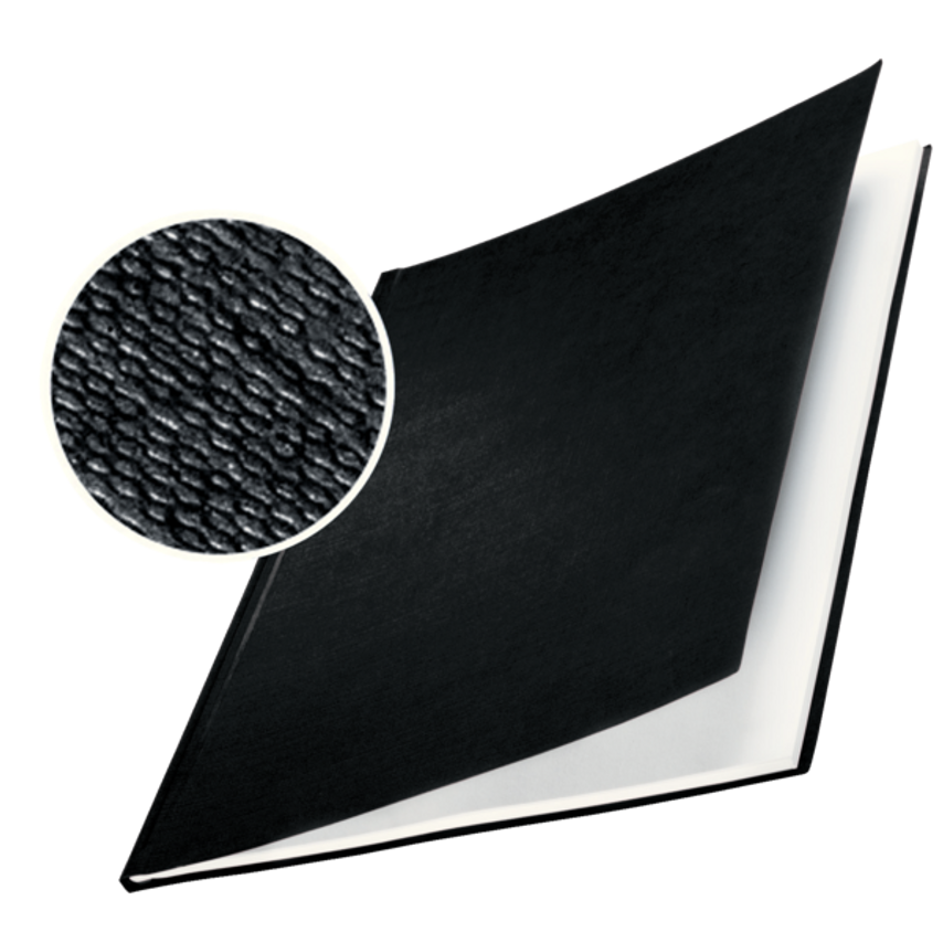 Leitz ImpressBIND Hard Covers, 10, 5mm, for 71 105 Sheets, A4, Black (Pack 10)