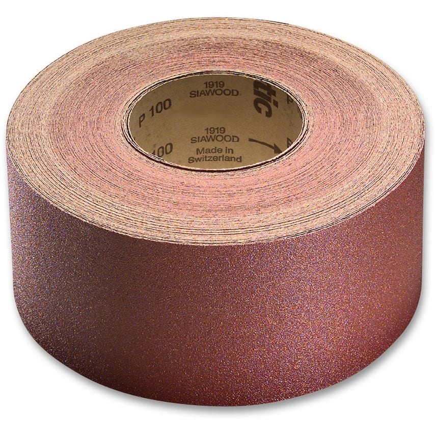 Sia Abrasives 1919 Siawood Paper Roll - W100MM X L50000MM - Grit 60 - Pack of 70