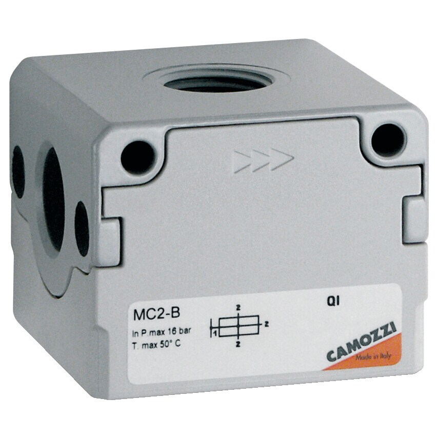 Camozzi MC1-B-VNR Take Off Block Non Return 1/4"