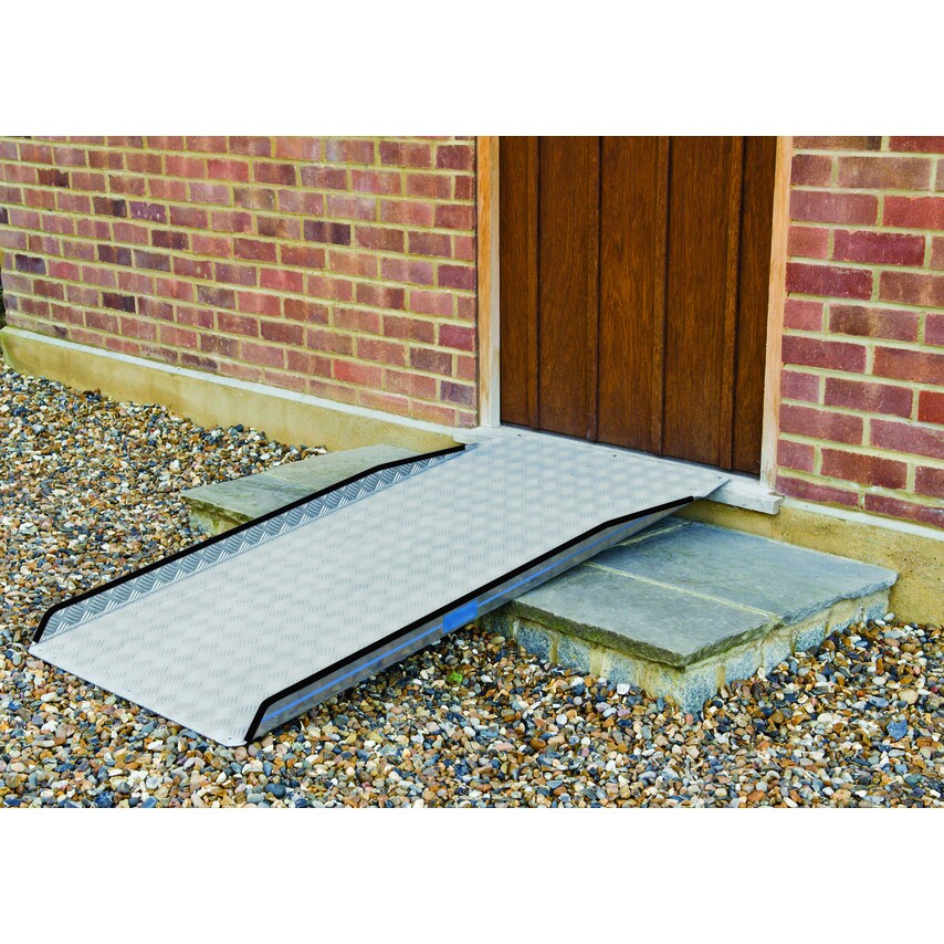 RampCentre Permaramp-original Wide 150cm Relocatable External Ramp with 2 Quickr
