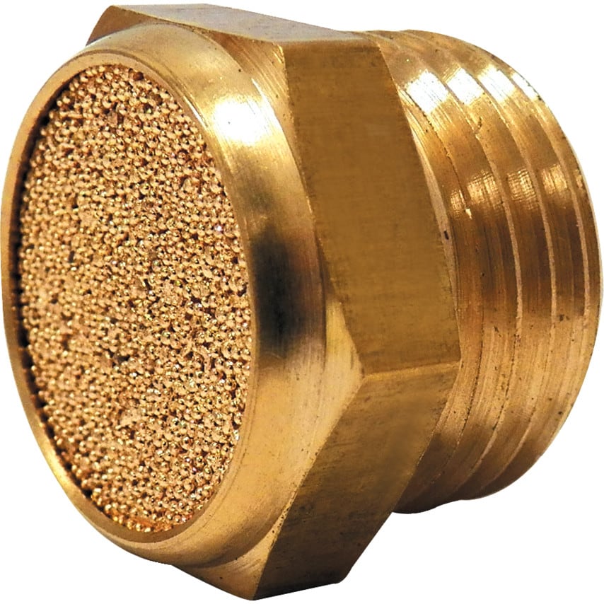 Kennedy S31 Type 3 Flat Head Silencer Sintered G1/8