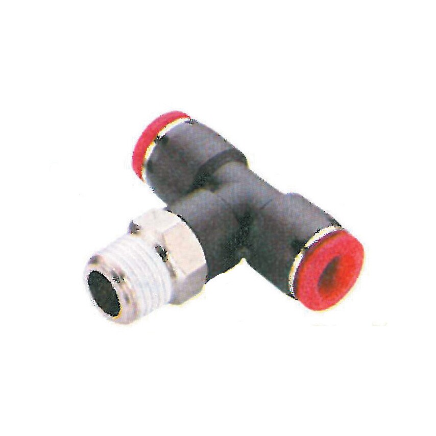 Norgren C01671028 10mm SWIVEL T ADAPTOR 1/4" BSPT