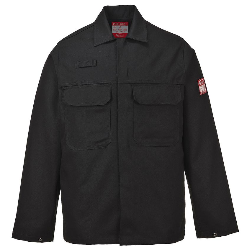 Portwest Bizweld FR Jacket, Black, XXXL, Regular