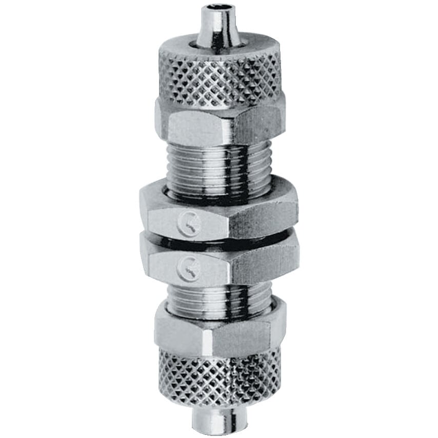 Camozzi 1590 6/4-5/3 Bulkhead Coupling