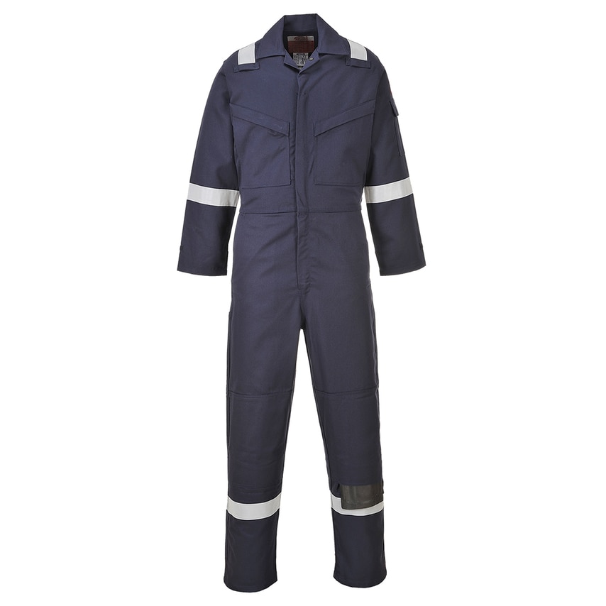 Portwest Bizflame Work Aberdeen FR Coverall Navy 50 Regular