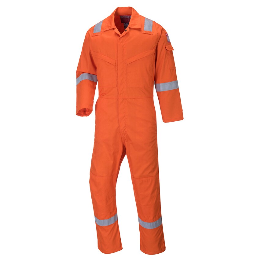 Portwest Bizflame Work Aberdeen FR Coverall Orange 54 Regular