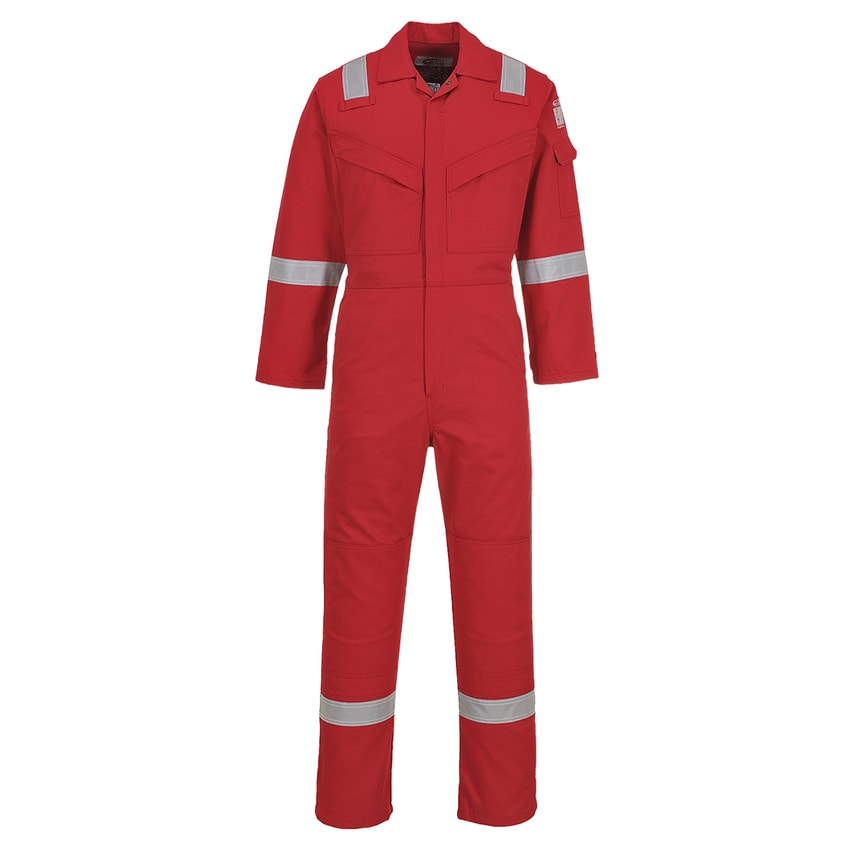 Portwest Bizflame Work Aberdeen FR Coverall Red 47 Regular