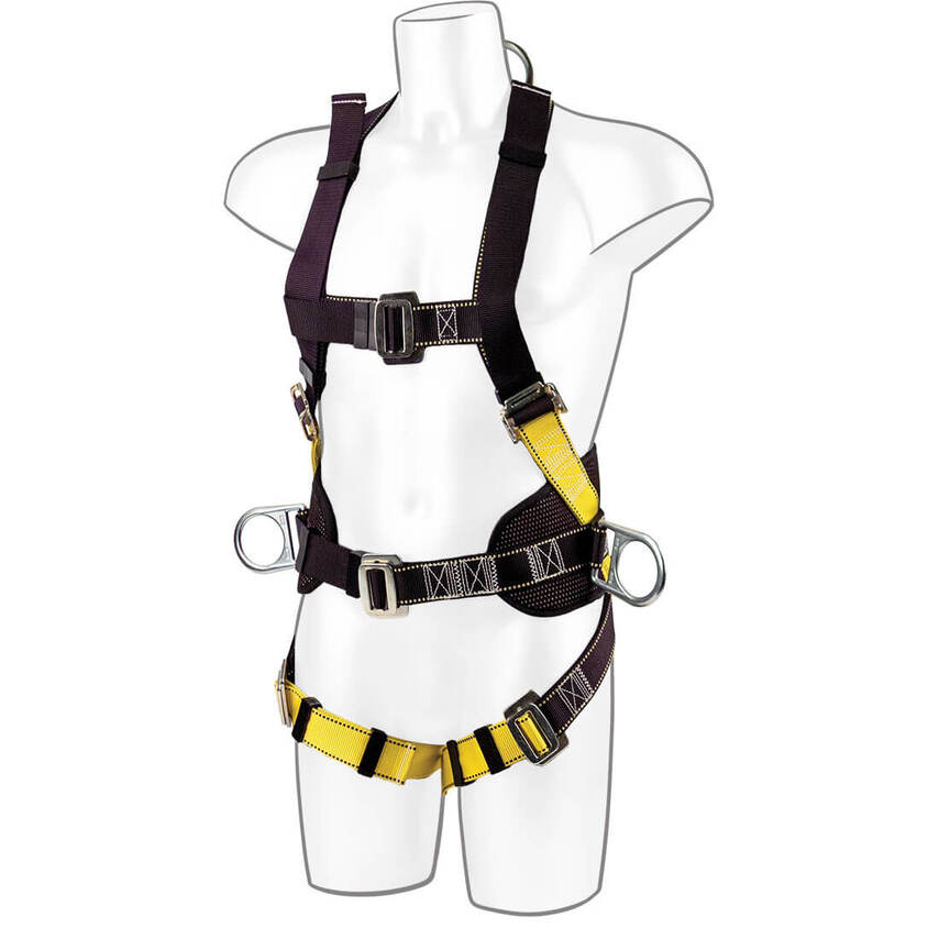 Portwest Portwest 2 Point Comfort Plus Harness, Black, Regular