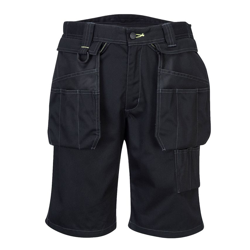 Portwest PW3 Holster Work Shorts, Black, 34, Regular
