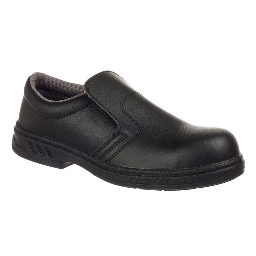 Portwest Steelite Slip On Safety Shoe S2 FO SR, Black, 46, Regular