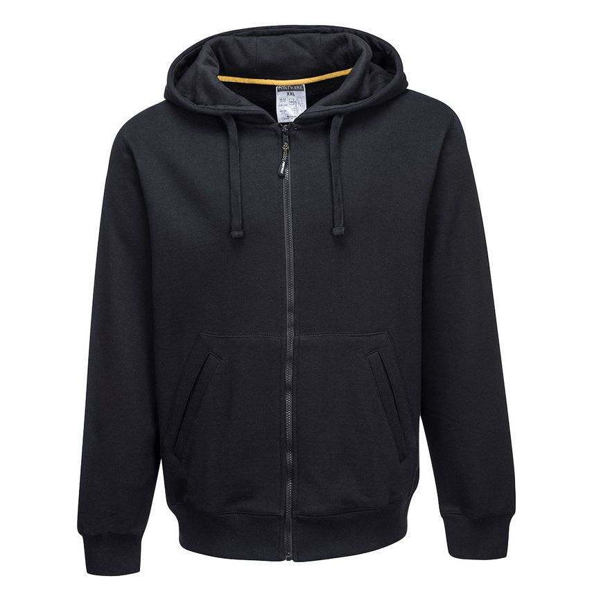 Portwest Nickel Sweatshirt Hoodie, Black, XL, Regular