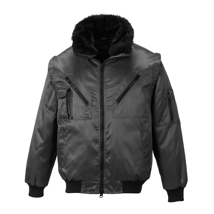 Portwest Pilot Jacket, Black, 4XL, Regular