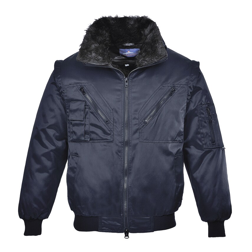 Portwest Pilot Jacket, Navy, Small, Regular