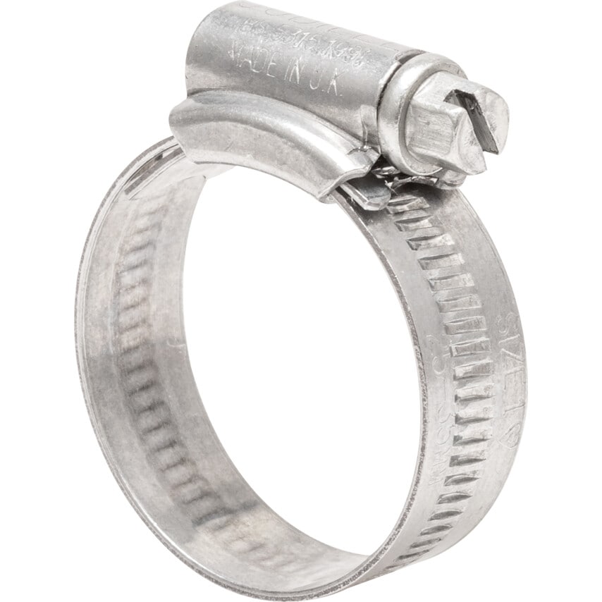 Jubilee 1XMS Hose Clip Zinc Plated (BZP) Mild Steel 30MM 40MM Zoro UK
