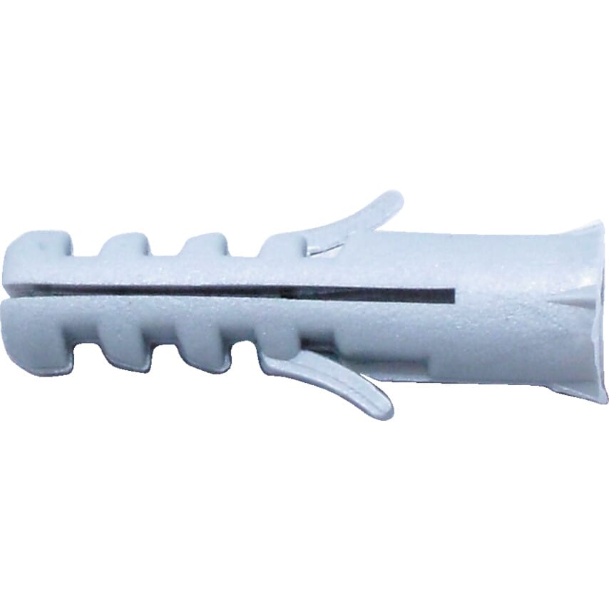 Qualfast 6MM Nylon (Polyamide) Wall Plug Grey- you get 50