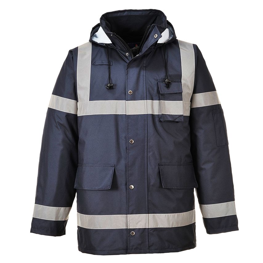 Portwest Iona Lite Traffic Jacket, Navy, XL, Regular