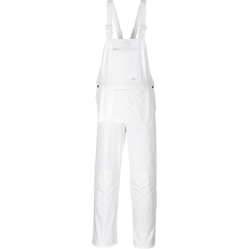 Portwest Painters Bolton Bib and Brace, White, 4XL, Regular