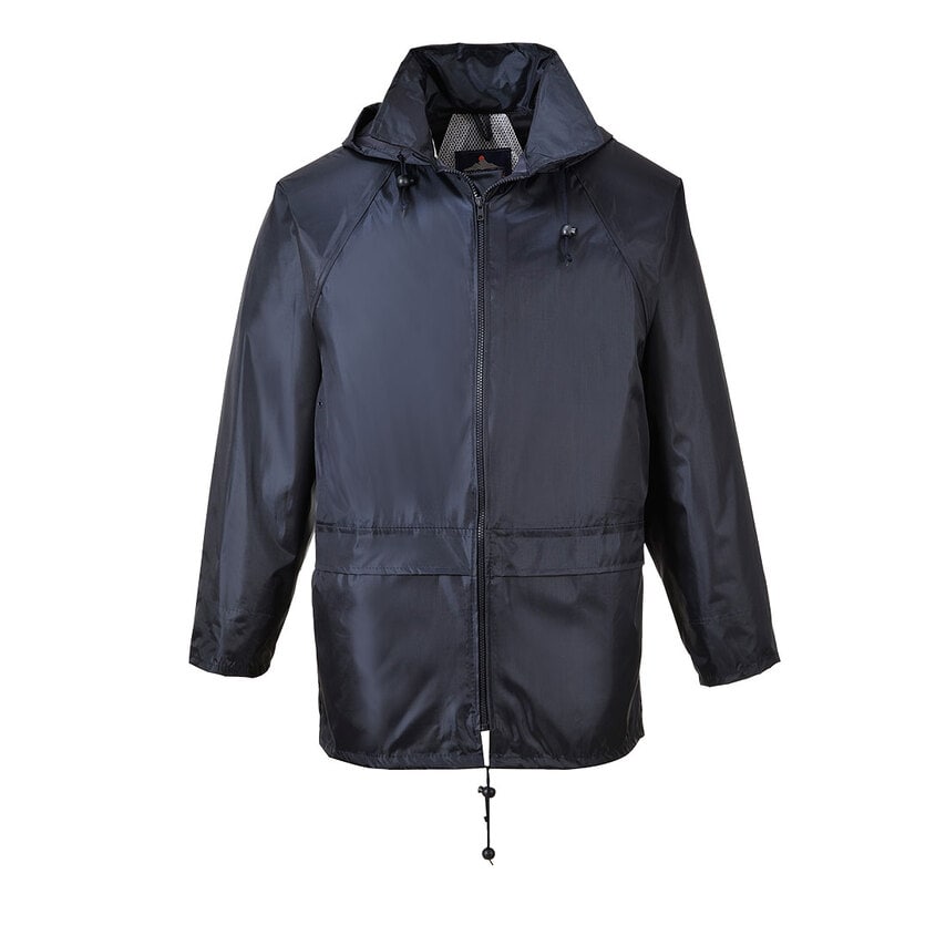 Portwest Classic Rain Jacket, Navy, XS, Regular