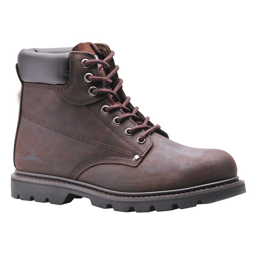 Portwest Steelite Welted Safety Boot SB HRO, Brown, 48, Regular
