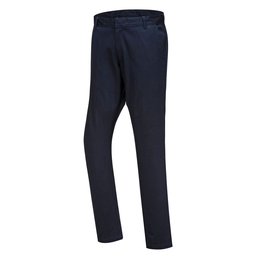 Portwest WX2 Eco Stretch Slim Chino Trousers, Dark Navy, 38, Regular