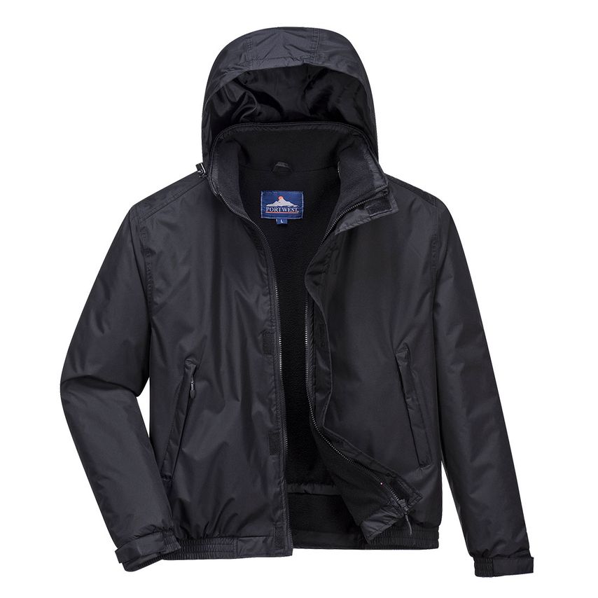 Portwest Calais Bomber Jacket, Black, Large, Regular