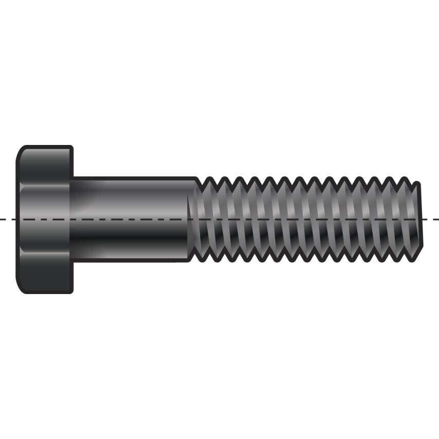 Qualfast 1/4 UNC X 1.3/8 Hex Head Bolt (GR-5)- you get 100