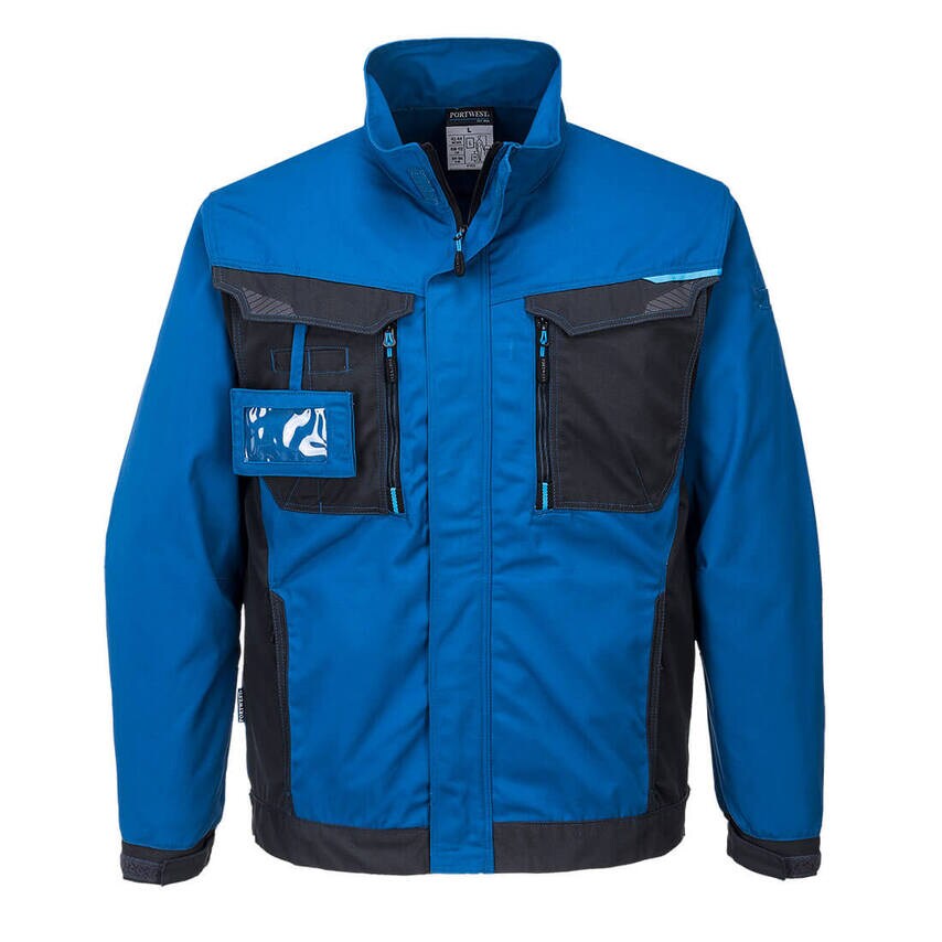 Portwest WX3 Work Jacket, Persian Blue, Small, Regular