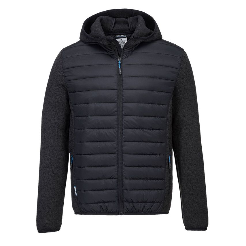 Portwest KX3 Hybrid Baffle Jacket, Grey Marl, XXXL, Regular