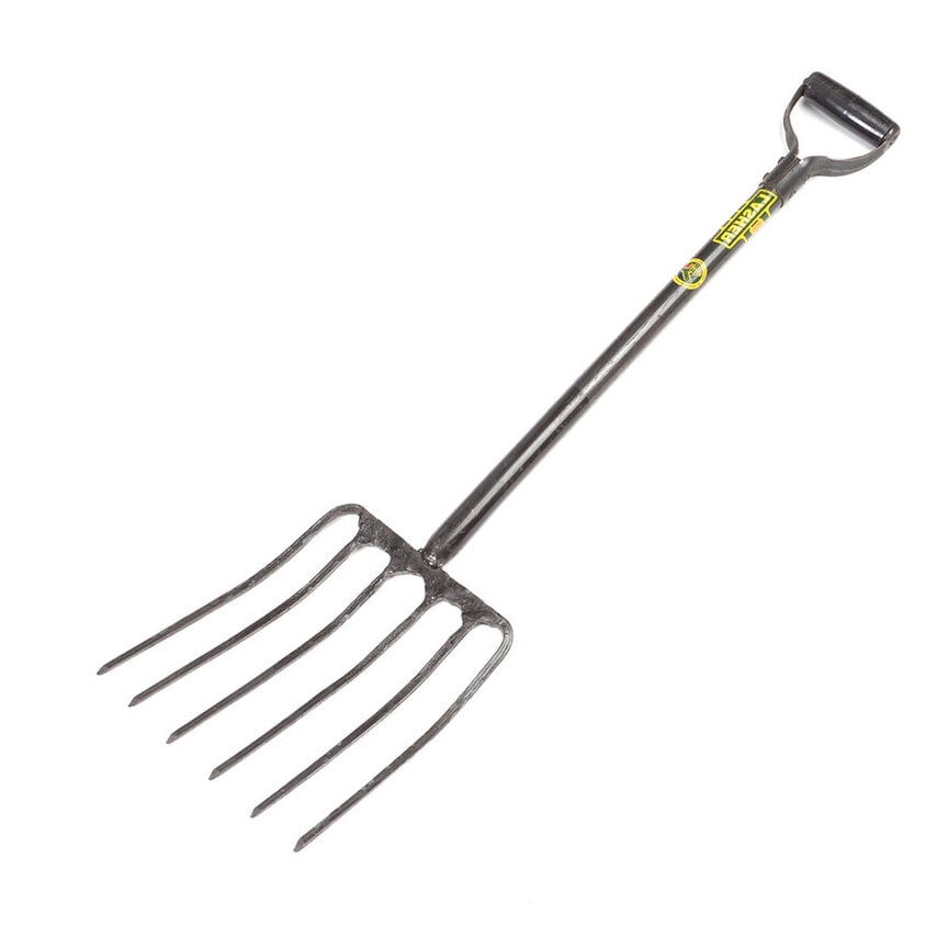 Shop Lasher Heavy Duty' 6 Prong Stable Fork 720mm Steel Shaft