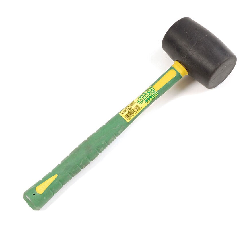 Lasher Rubber Mallet with Fibre Poly Handle 450g at Zoro
