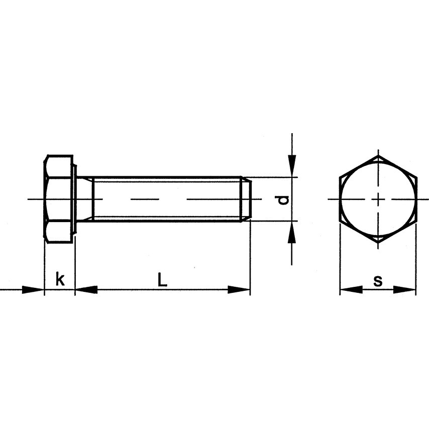 Qualfast M6 X 120 Hex Head Screw A4 (GR-50)- you get 50
