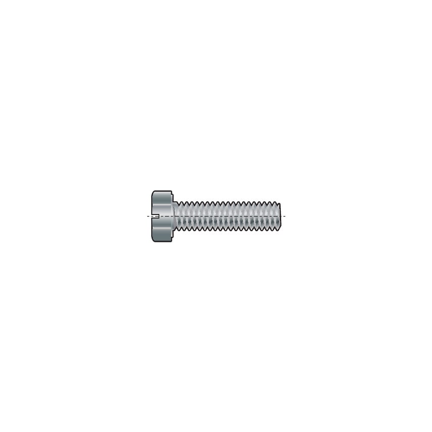 Qualfast M4X10 Slotted Hex Head Set Screw A2 (GR-70)- you get 200