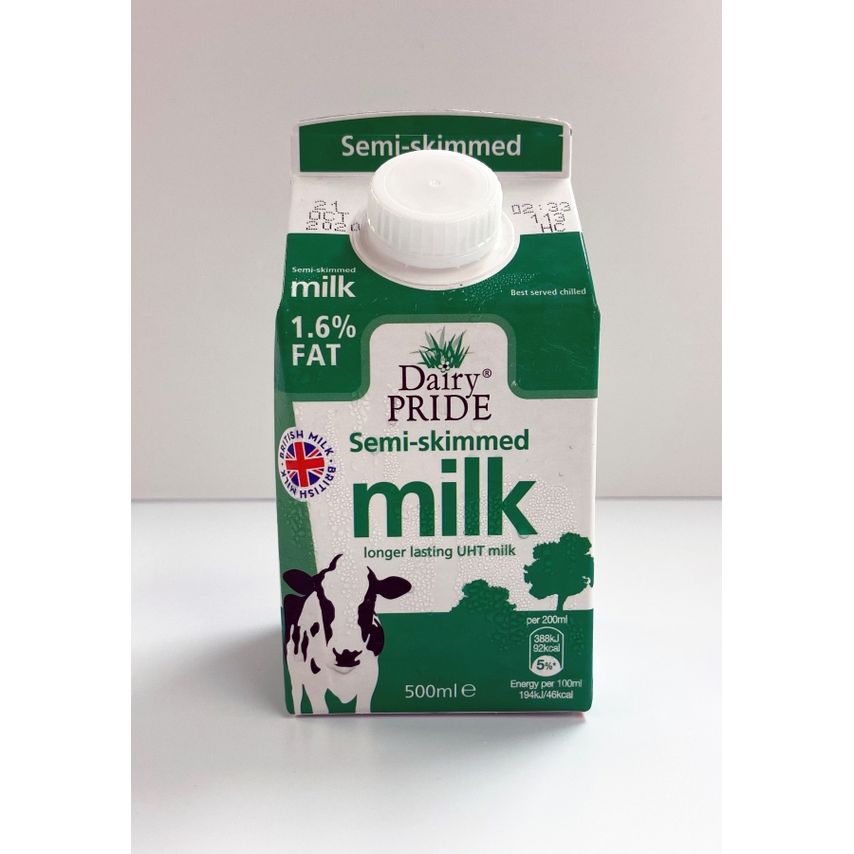 Shop Dairy Pride Dairy Pride Semi Skimmed Milk 500Ml Catering