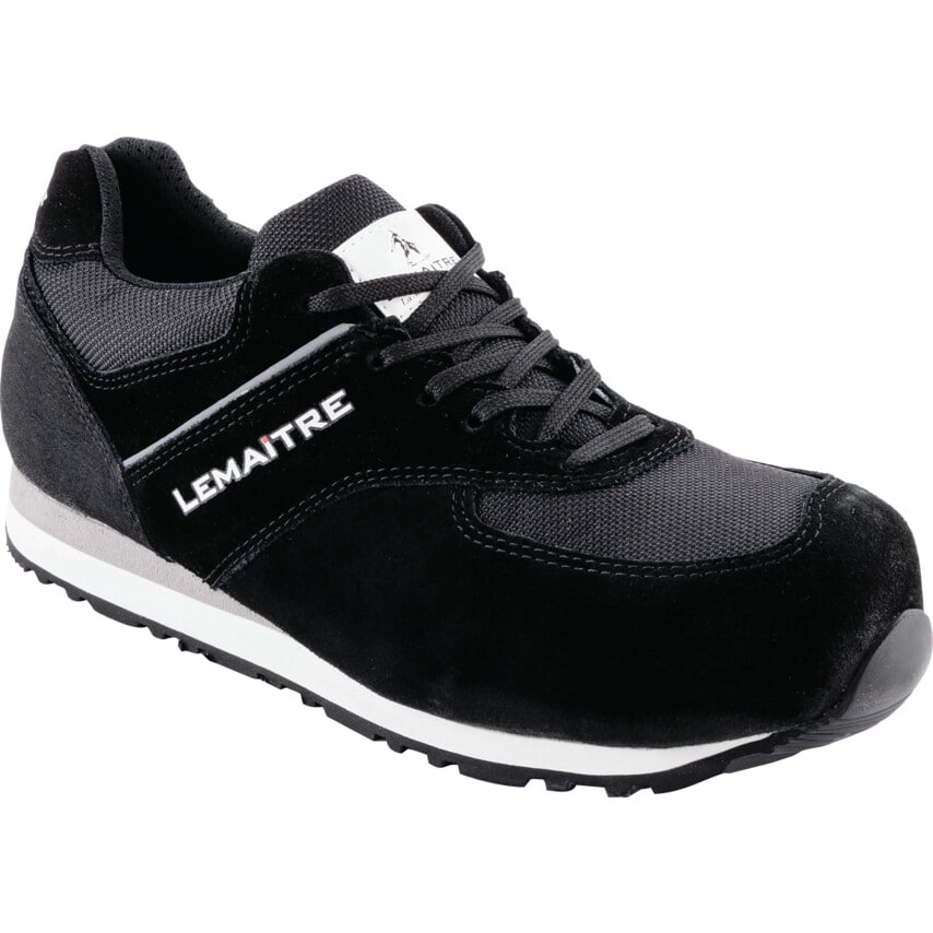 Lemaitre Black Safety Trainers, Size 6
