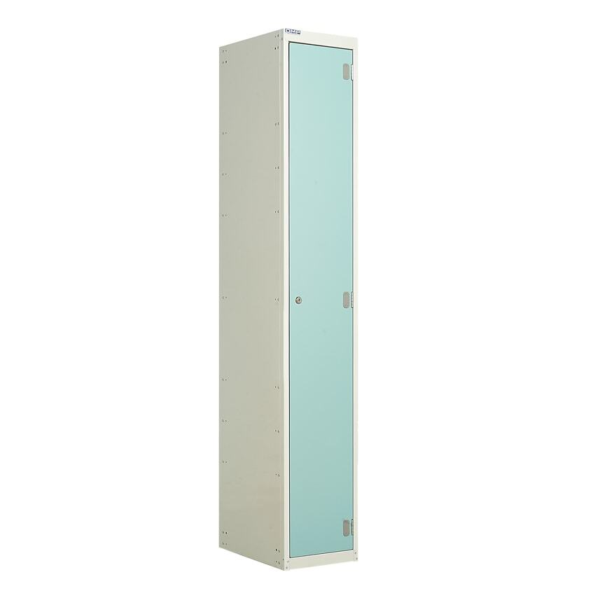 QMP Laminate Door Locker, 1 Compartment, Aquamarine Doors
