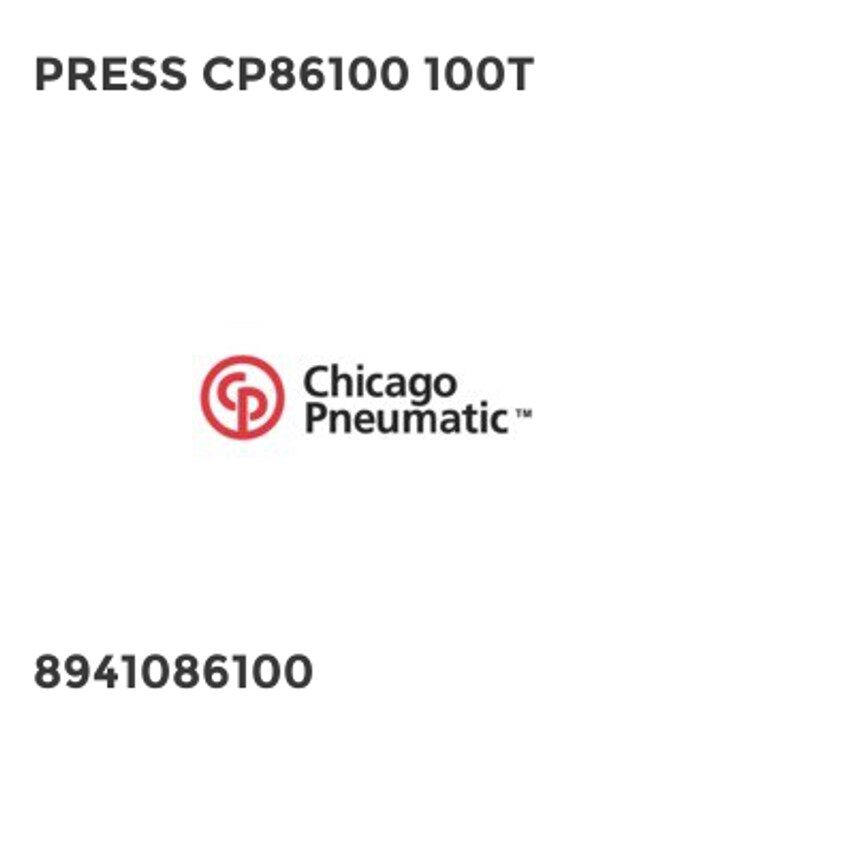 Chicago Pneumatic Press CP86100 100T