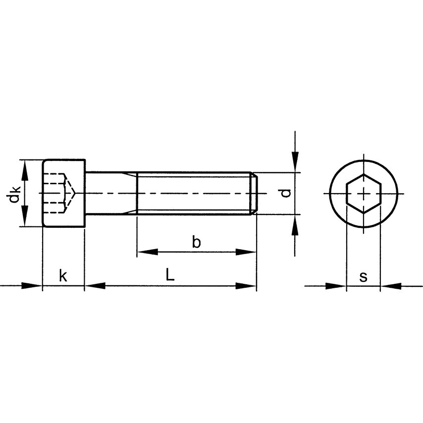 Qualfast M8X180 Socket Head Cap Screw A4 (GR-50)- you get 25