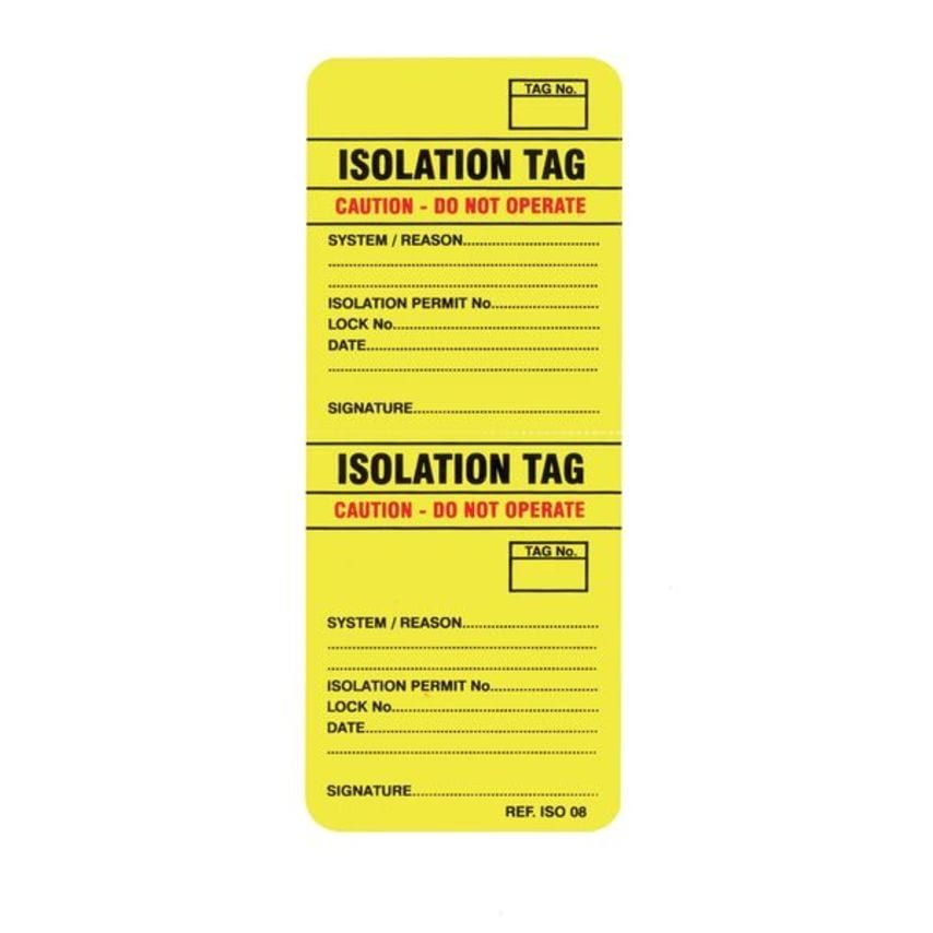 Scafftag Isotag Isolation Tag, Pack of 10
