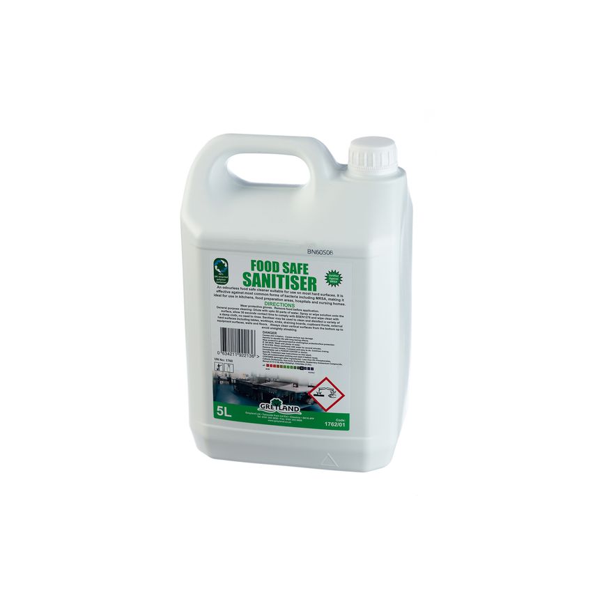 1762/01 Food Safe Sanitiser 5L