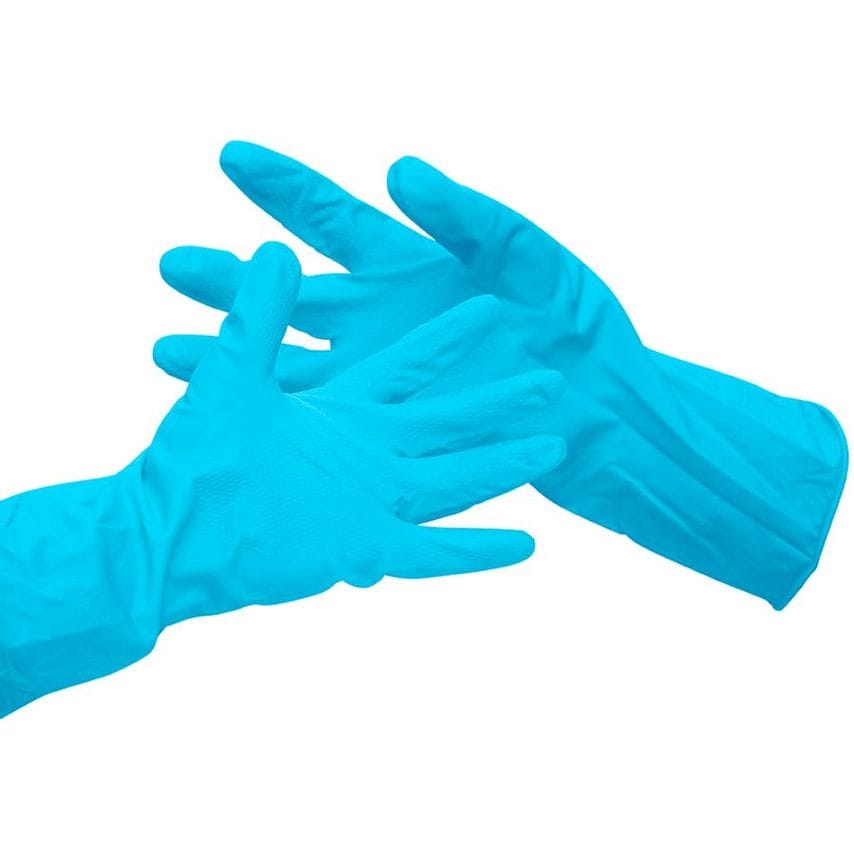Household Gloves Blue Medium