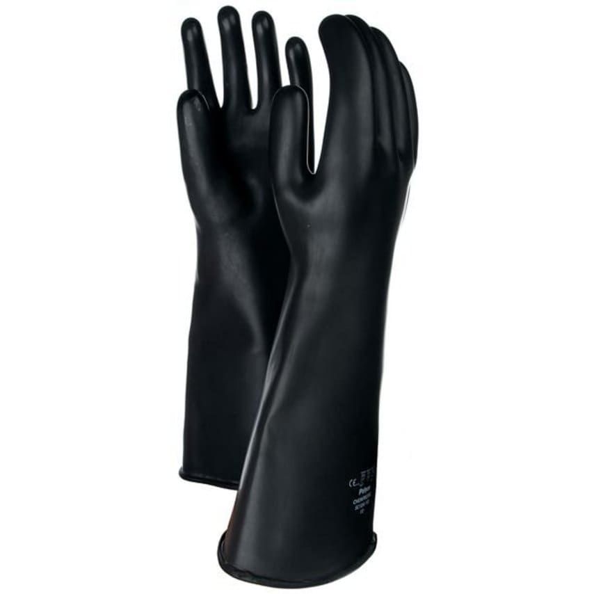Signs & Labels 400mm Chemical Protection Gloves - Size 9
