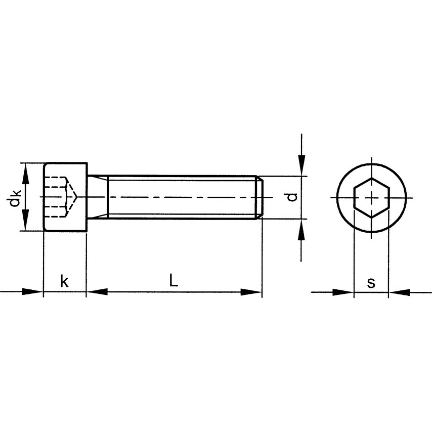 Qualfast M12X60 Socket Head Cap Screw Fully Threaded Nylon PA (GR-6.- you get 25