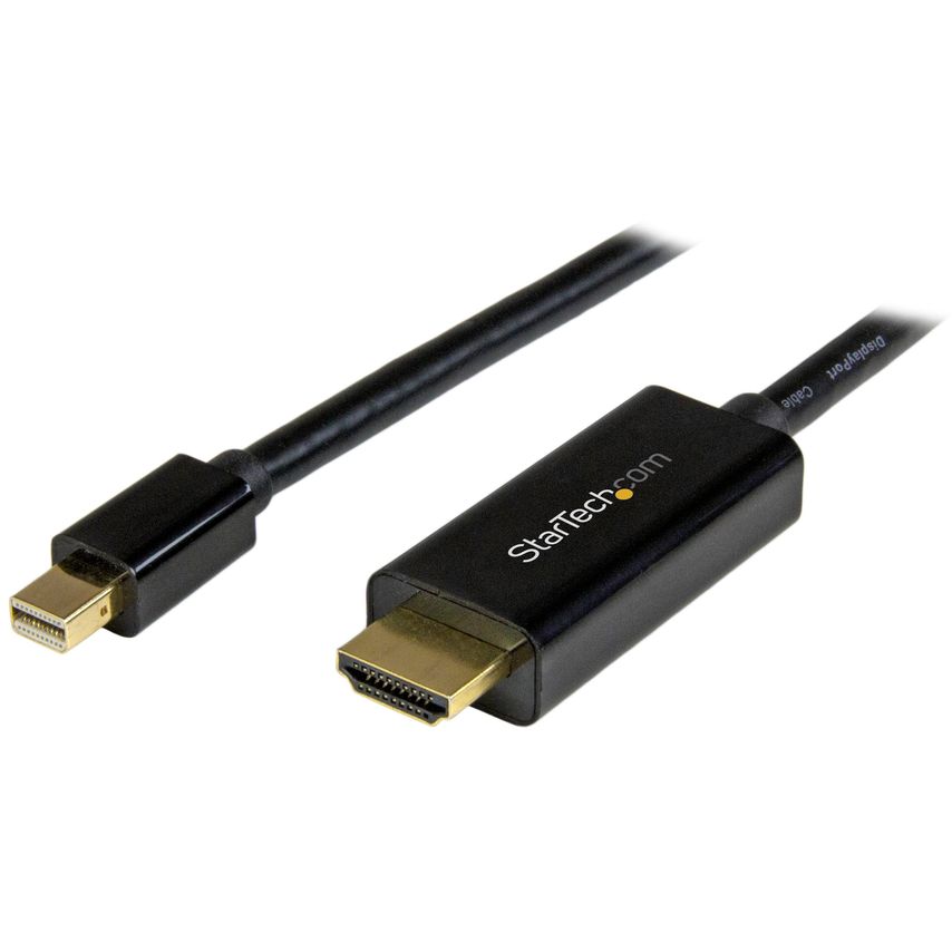 StarTech Mini DisplayPort to HDMI Converter Cable - 3 ft (1m) - 4K