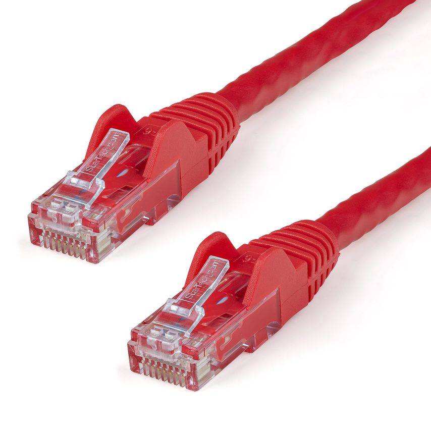 StarTech Cat6 Patch Cable with Snagless RJ45 Connectors - 2m, Red