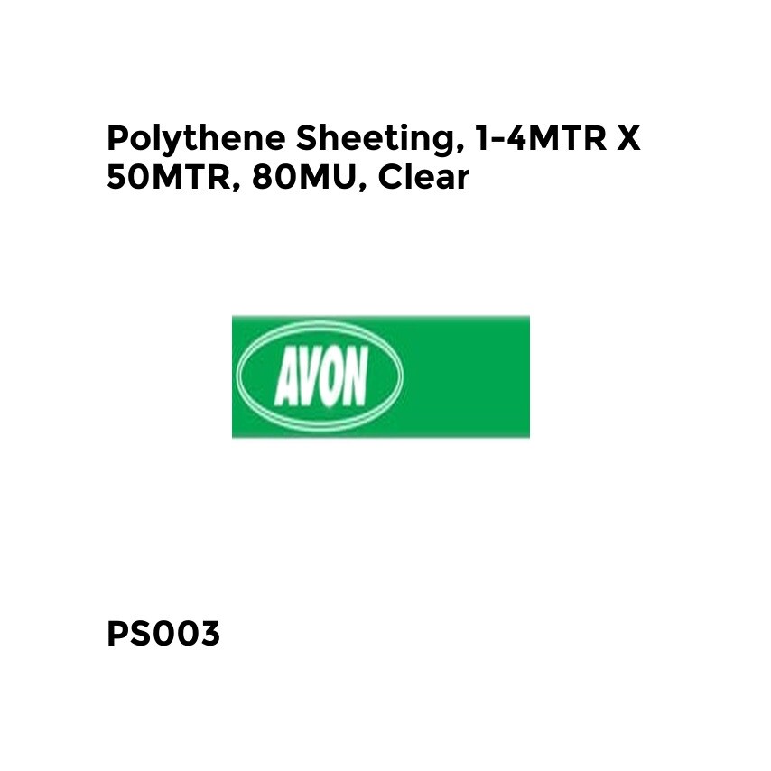 Polythene Sheeting Clear