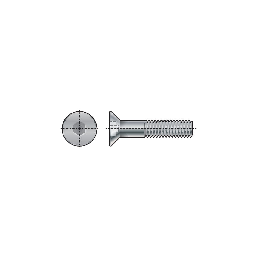 Qualfast M6X30 Socket Countersunk Head Screw A2- you get 10