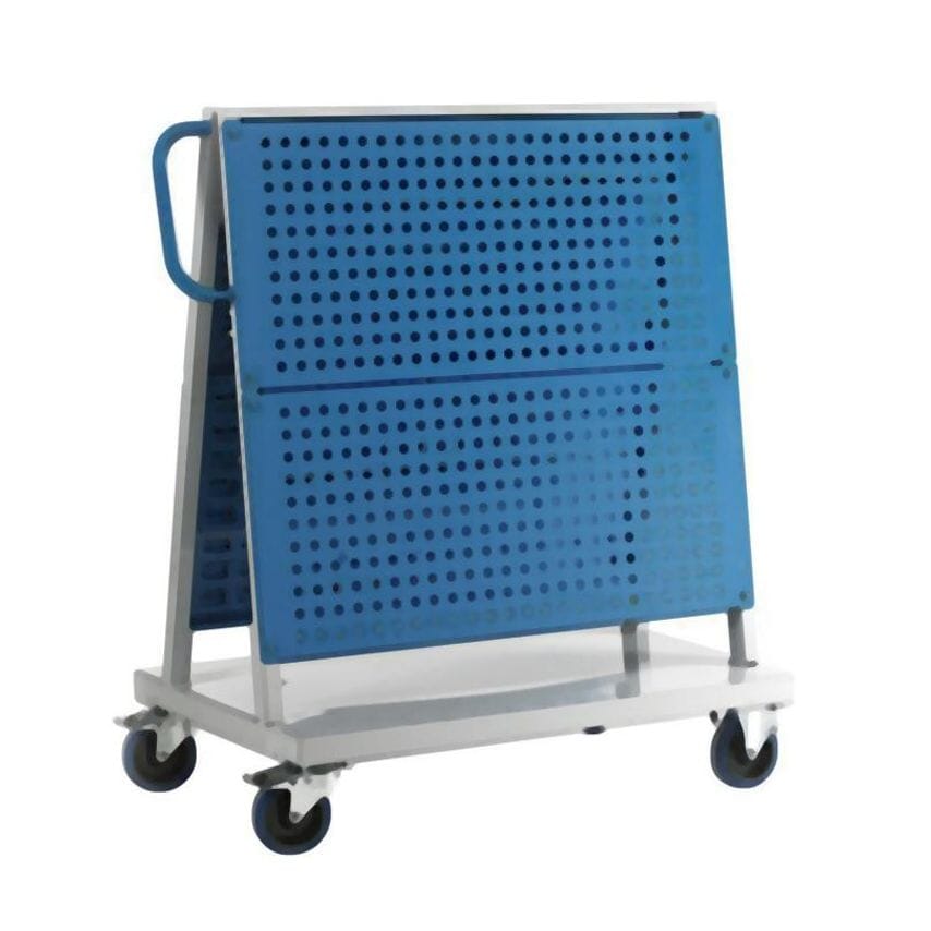 Loadtek Book Trolley Double Sided 3 Tier Red