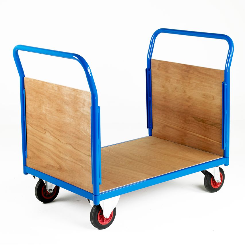 Loadtek 1000 x 700mm Platform Truck Double End Ply
