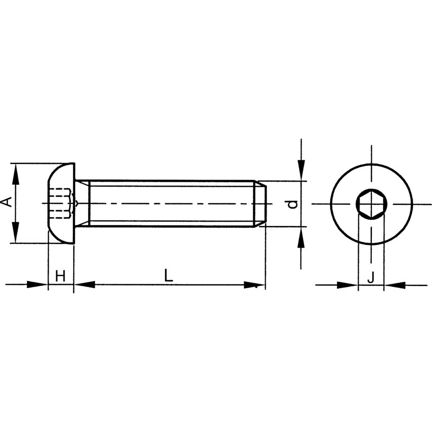 Qualfast 5/16 UNF x 3/4 Socket Button Head Screw (GR-10.9) - U07230- you get 100