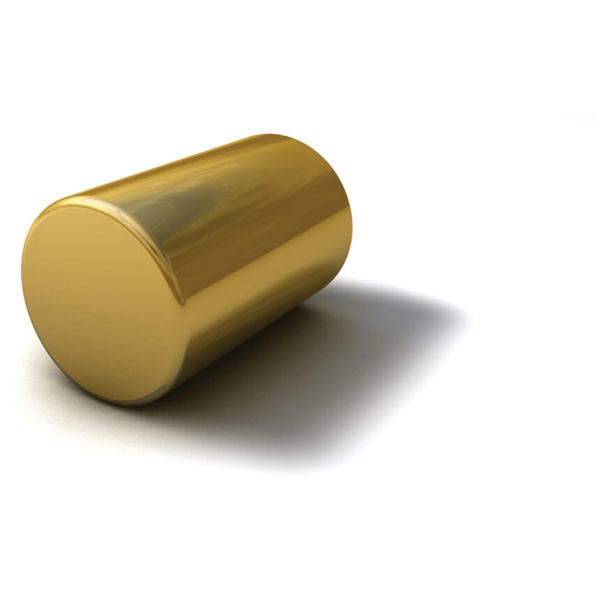 Indexa 1/4"x24" Brass Round BARCW614N/CZ121 (1 Pce)